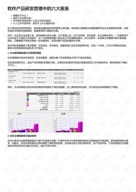 教育軟件開發(fā)中的六大報表 構建高效研發(fā)管理閉環(huán)